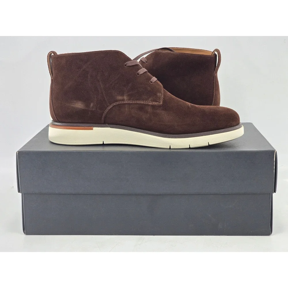Allen Edmonds Carson Chukka Mens 8.5 EEE Brown Suede Boots -NEW